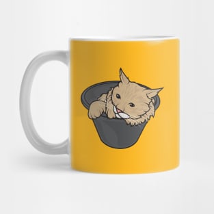 My love Cat in the bucket Mug